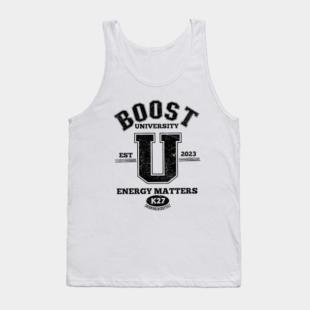 Boost University v3 Black Tank Top by SherringenergyTeez